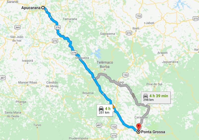 Trânsito Agora na Rodovia do Café BR 376