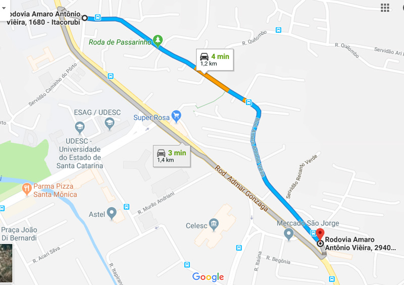 Trânsito Agora na Rodovia Amaro Antônio Vieira