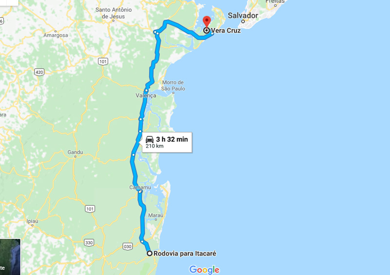 Trânsito Agora na Rodovia Ilhéus-Itacaré BA 001