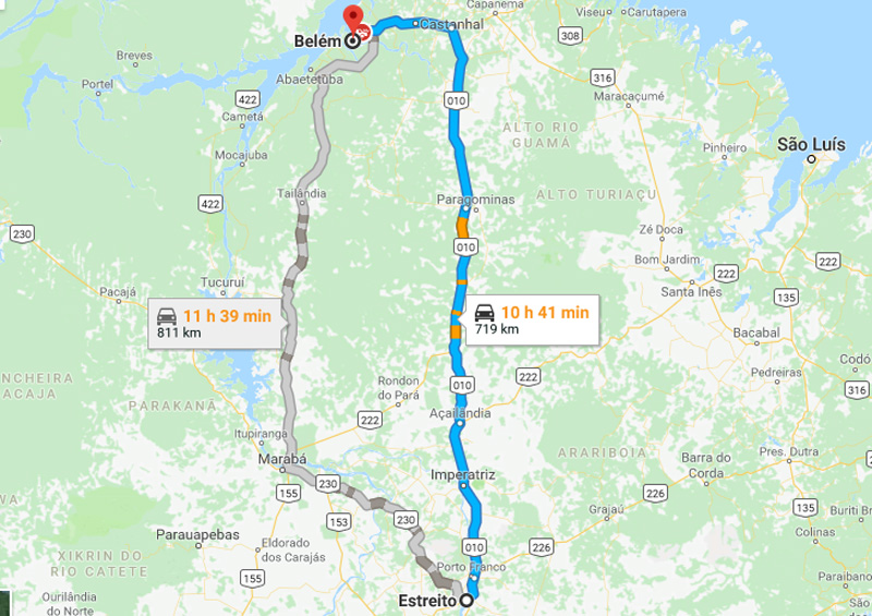 Trânsito Agora na Rodovia Belém Brasília BR 010 Trânsito Agora na Rodovia Belém Brasília BR 010
