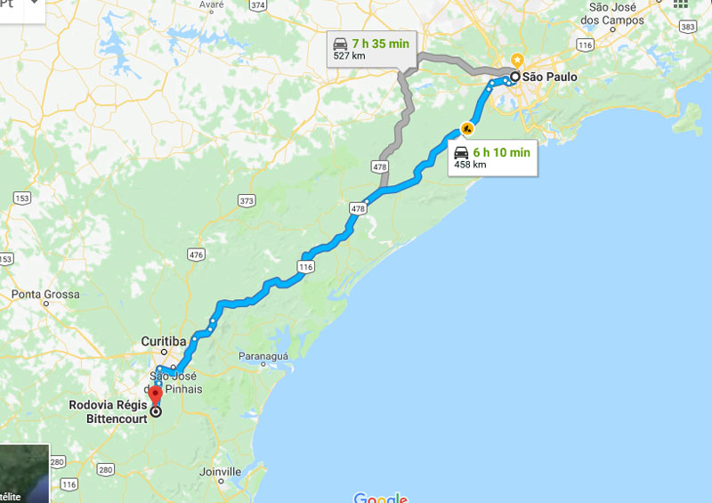 Trânsito Agora na Rodovia Régis Bittencourt BR 116