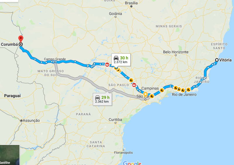 Trânsito Agora na Rodovia BR 262