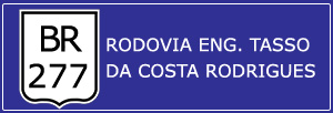 Câmeras Rodovia Eng. Tasso da Costa Rodrigues BR 277