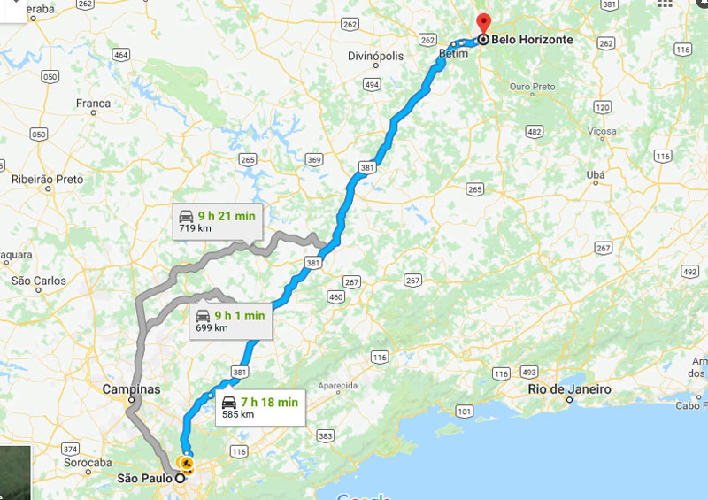 Trânsito Agora na Rodovia Fernão Dias BR 381 - Rodovias.net.br