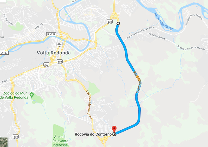 Trânsito Agora na Rodovia do Contorno BR 393