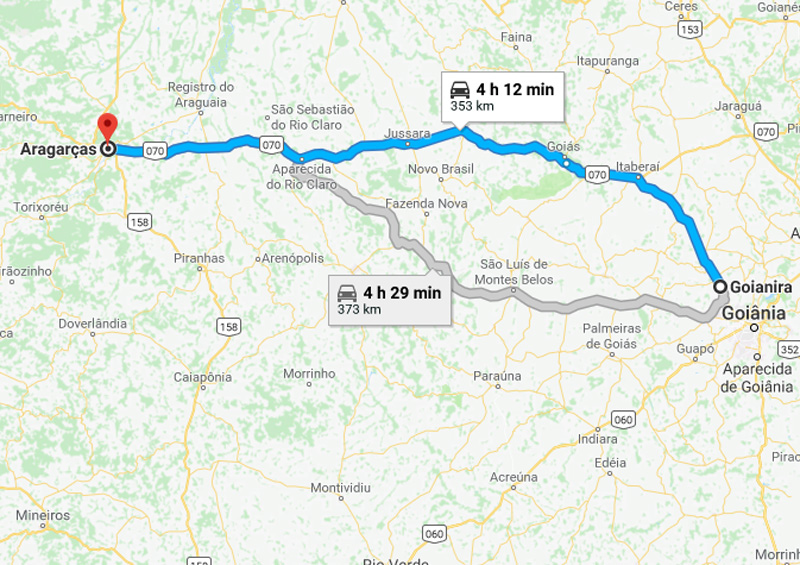 Trânsito Agora na Rodovia Jaime Câmara GO 070