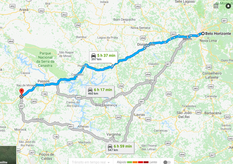 Trânsito Agora na Rodovia Newton Penido MG 050