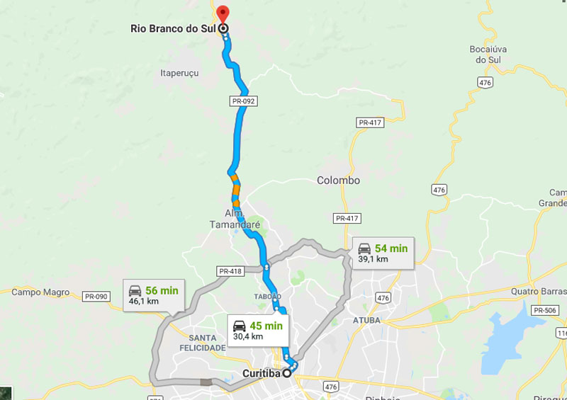 Trânsito Agora na Rodovia dos Minérios PR 092