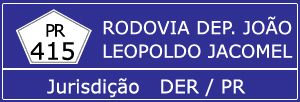 Trânsito Agora na Rodovia Deputado João Leopoldo Jacomel PR 415