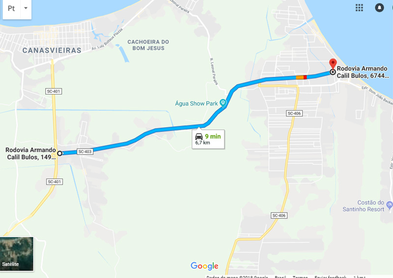 Trânsito Agora na Rodovia Armando Calil Bulos SC 403