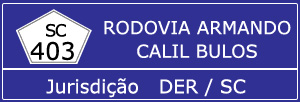 Trânsito Agora na Rodovia Armando Calil Bulos SC 403
