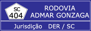 Trânsito Agora na Rodovia Admar Gonzaga SC 404 Trânsito Agora na Rodovia Admar Gonzaga SC 404