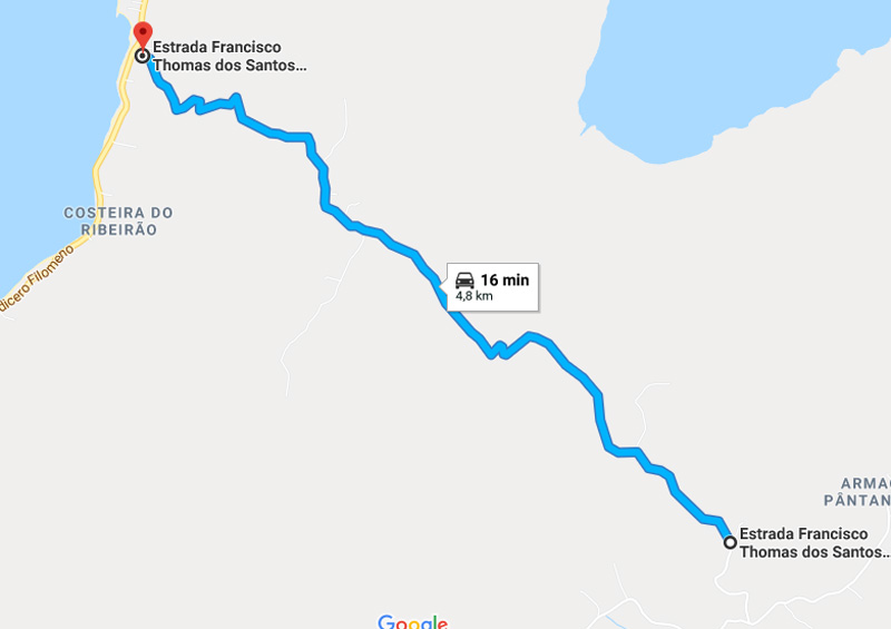 Trânsito Agora na Rodovia Francisco Thomaz dos Santos SC 406