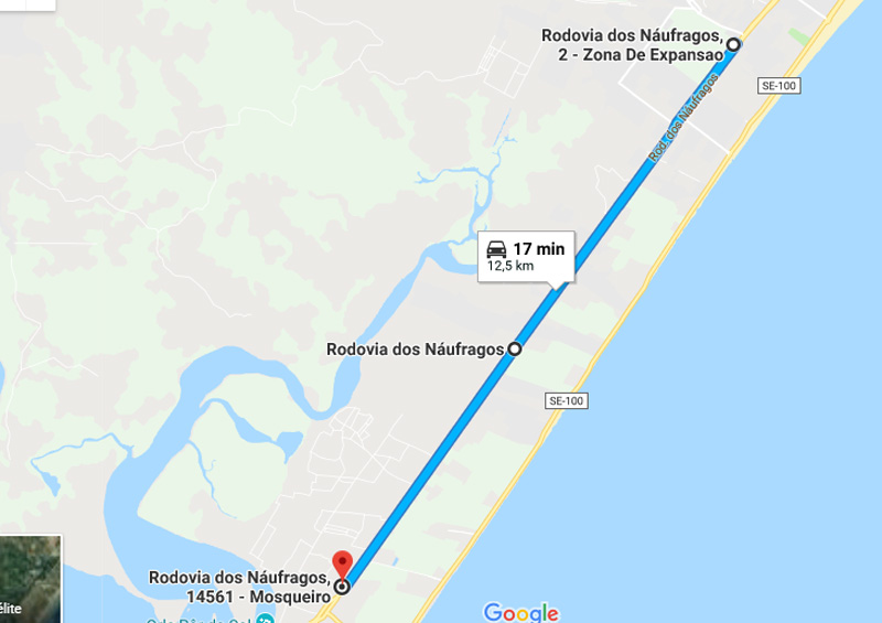 Trânsito Agora na Rodovia dos Náufragos SE 050