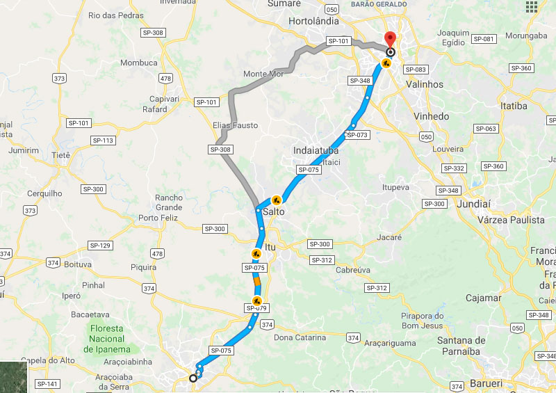 Trânsito Agora na Rodovia Santos Dumont SP 75 Trânsito Agora na Rodovia Santos Dumont SP 75