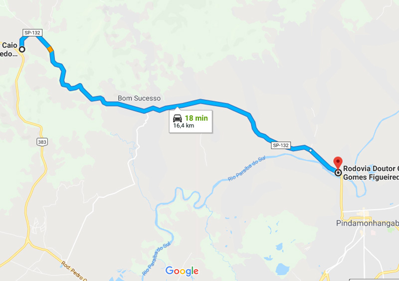 Trânsito Agora na Rodovia Doutor Caio Gomes Figueiredo SP 132