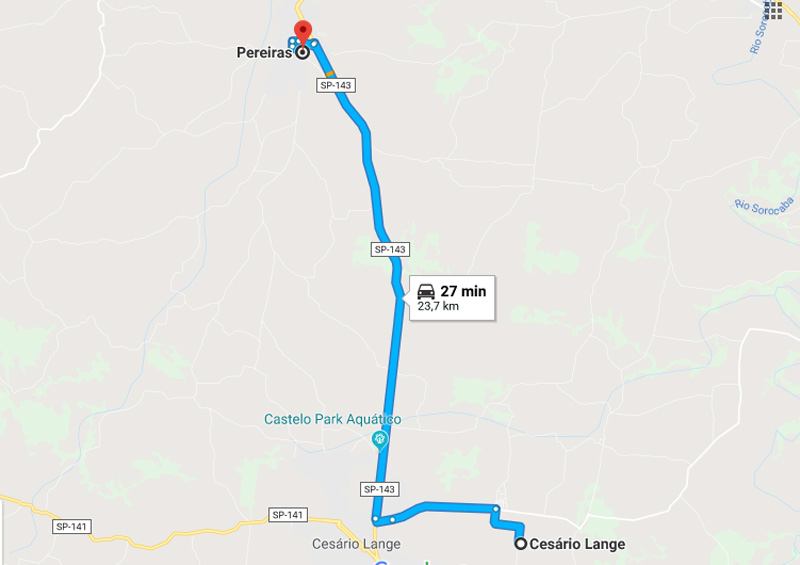 Trânsito Agora na Rodovia Floriano de Camargo Barros SP 143