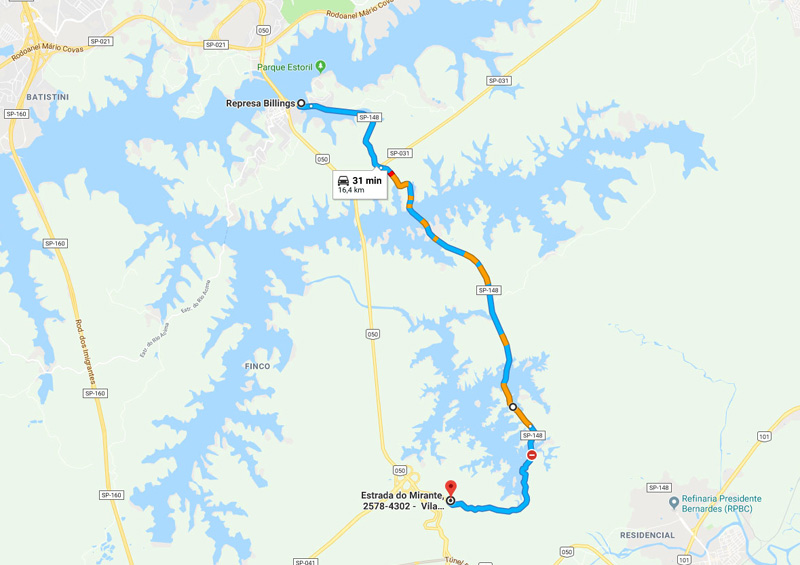 Trânsito Agora na Rodovia Caminhos do Mar SP 148