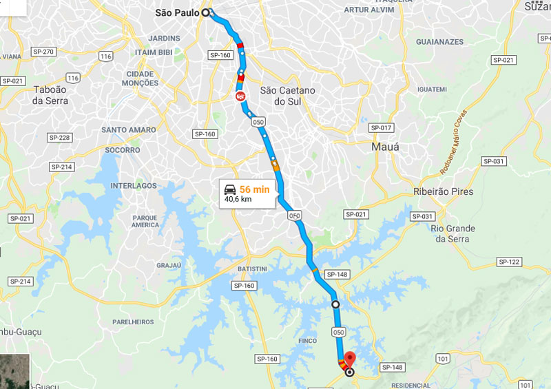 Trânsito Agora na Rodovia Anchieta SP 150