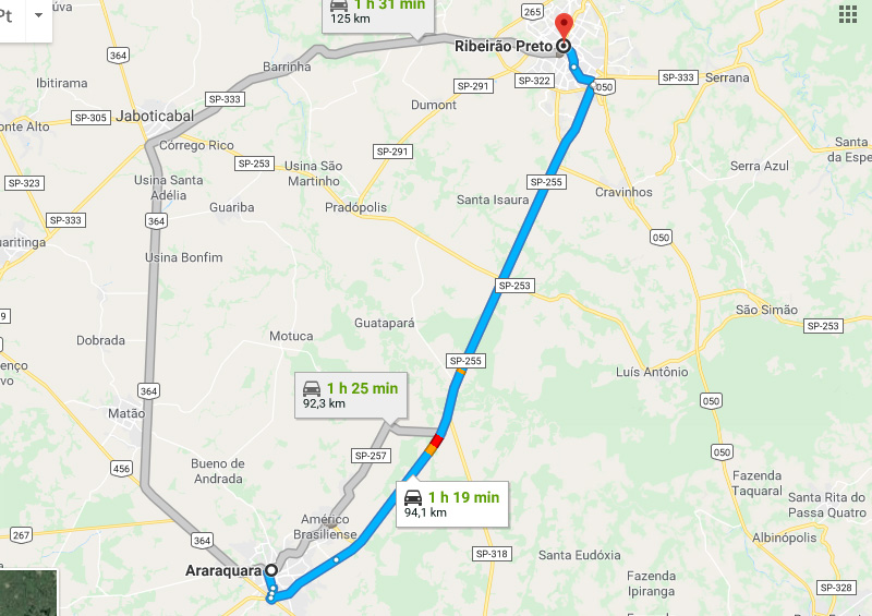 Trânsito Agora na Rodovia Antônio Machado Sant'Anna SP 255