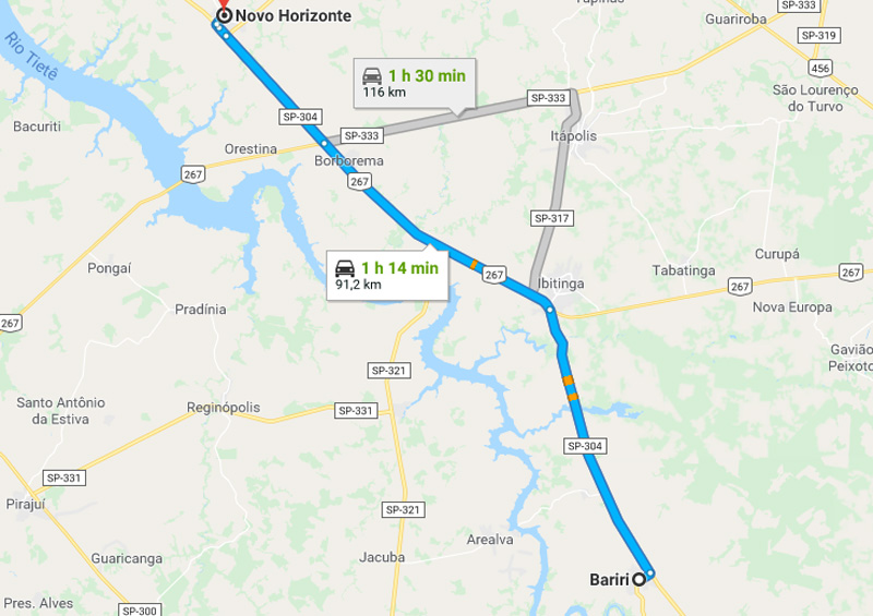 Trânsito Agora na Rodovia Deputado Leonidas Pacheco Ferreira SP 304