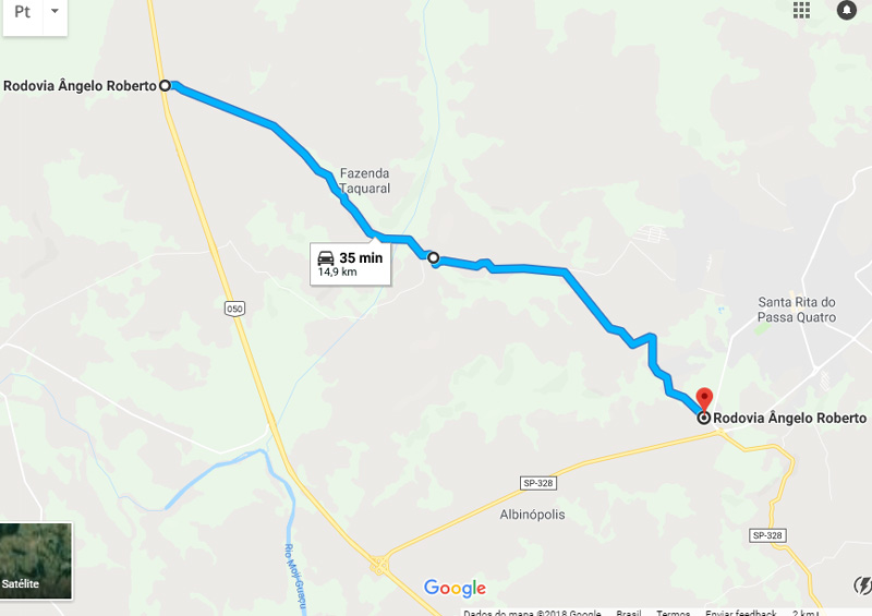 Trânsito Agora na Rodovia Angelo Roberto SP 328