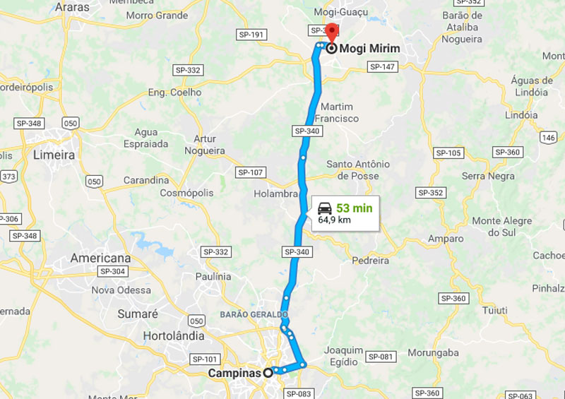 Trânsito Agora na Rodovia Governador Doutor Adhemar Pereira de Barros SP 340