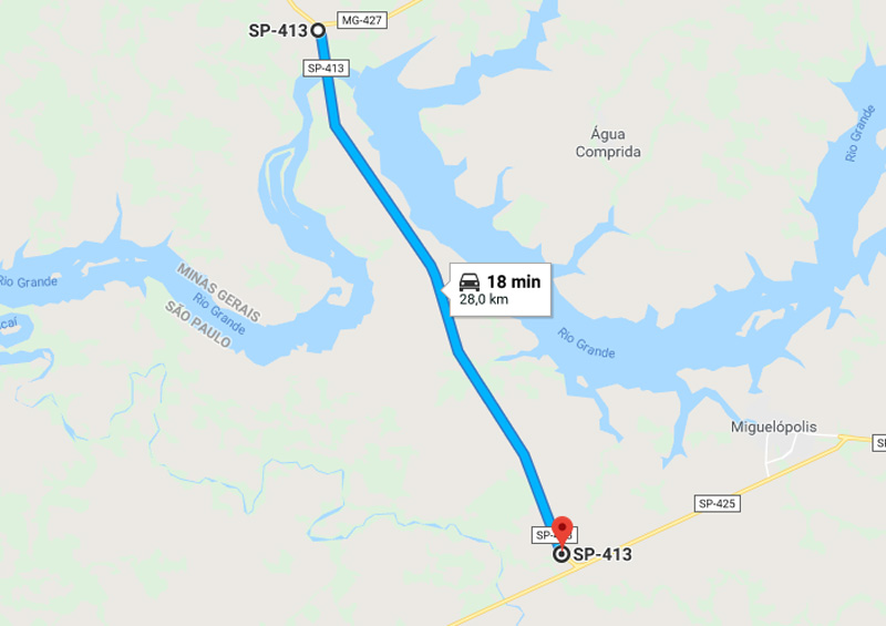 Trânsito Agora na Rodovia Norival Pereira Mattos SP 413