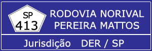 Câmeras na Rodovia Norival Pereira Mattos SP 413