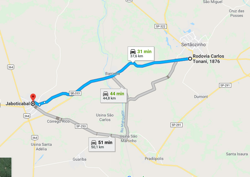 Trânsito Agora na Rodovia Carlos Tonanni SP 333