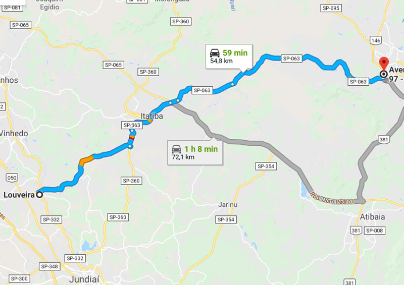 Trânsito na Rodovia Alkindar Monteiro Junqueira SP 063