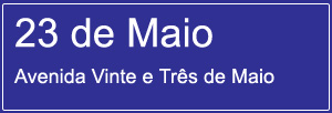 Avenida 23 de Maio